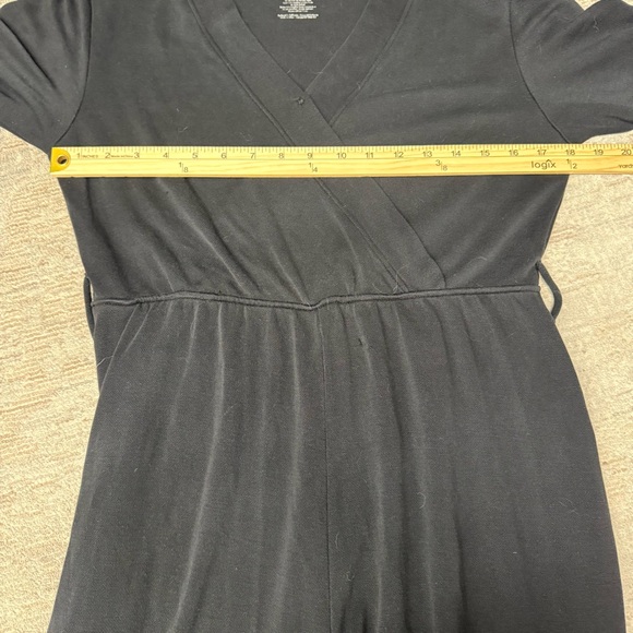 Beyond Yoga All Wrapped Up Black Women's Jogger Leg Modal Jumpsuit - Picture 7 of 11